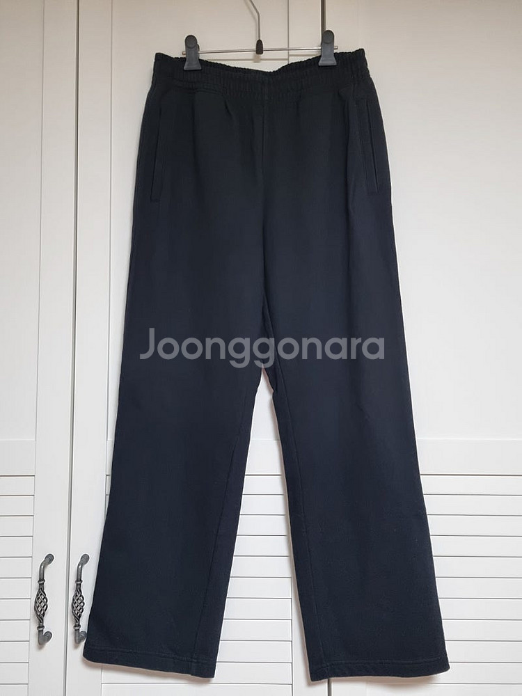 무신사 스탠다드 라운지 스웨트팬츠. 블랙. XL--0