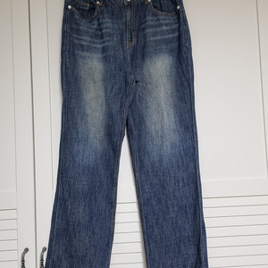 토피 와이드 섬머데님팬츠. XL(washed deep indigo)