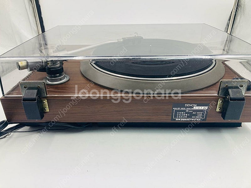 빈티지감성 데논 DP1600 턴 테이블--7