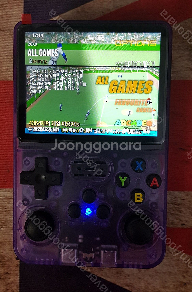 가성비 휴대용 레트로 게임기 R36S 64G 한방팩 한...--5