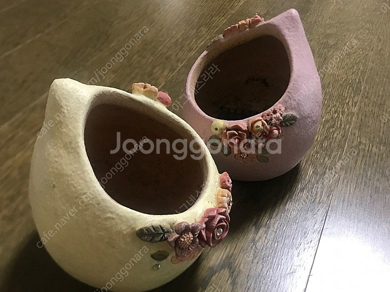 하모 수제화분/ 다육이, 리톱스, 선인장 *납작마우가니...--0