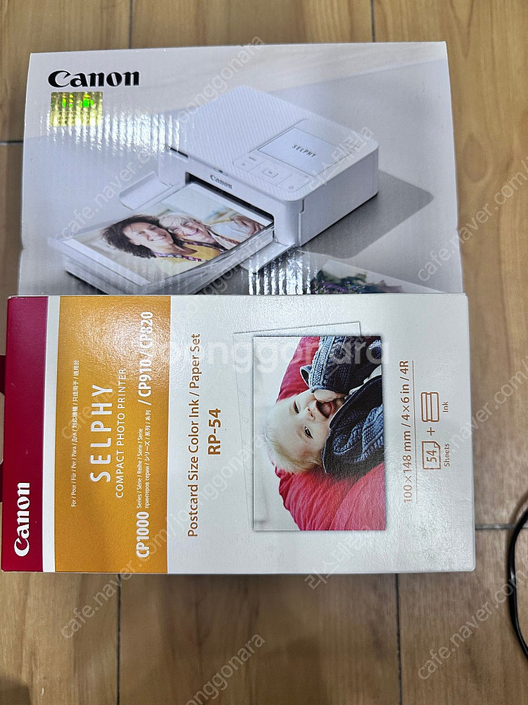 캐논 셀피 cp1500 포토프린터+ 인화지 잉크셋트--0