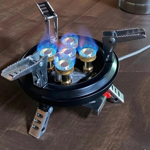 새상품 캠핑 5구 강염 버너 가스레인지 스토브