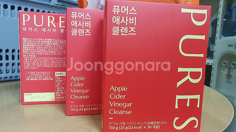 (새상품)퓨어스 사과식초 애플 사이다 비니거 애사비 클...--0