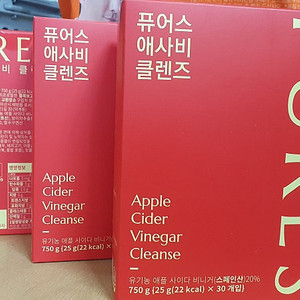 (새상품)퓨어스 사과식초 애플 사이다 비니거 애사비 클렌즈 1박스(30개입) =>16,900원