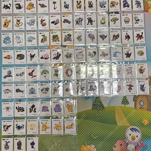 포켓몬 띠부씰 시즌4 아르세우스 포함 168종 전종 37만원