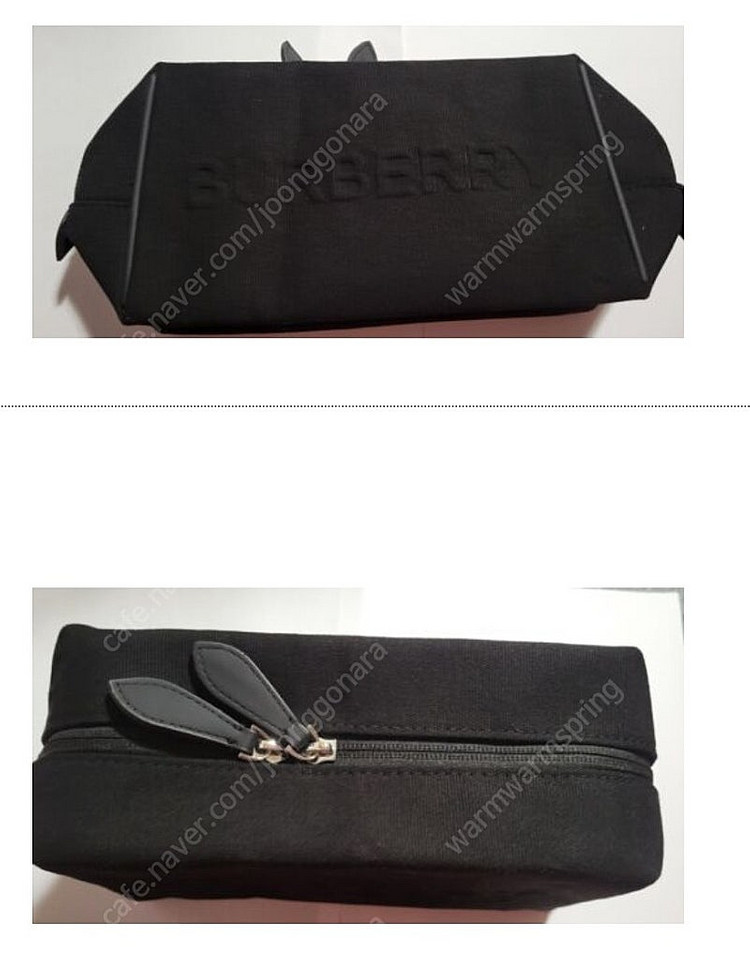 (미개봉 새상품) 버버리 파우치 블랙 미우미우 아페쎄 페라가모--0