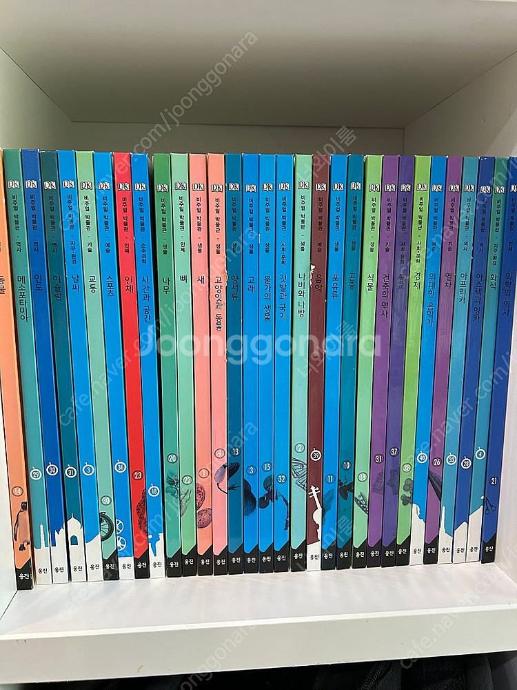 웅짐북클럽 DK비주얼박물관 80권전권--0