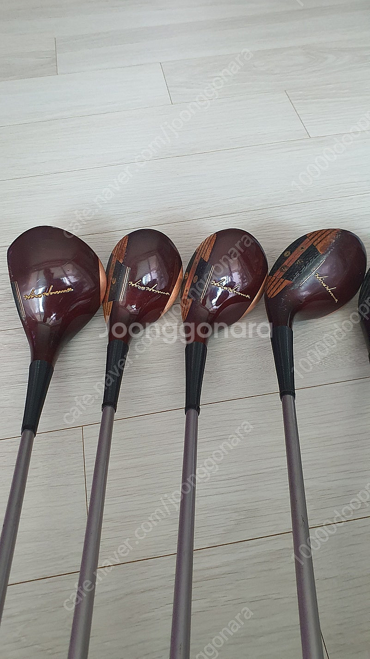 소장용 장식용 퍼시몬 우드세트 혼마,다이와,야마하--2