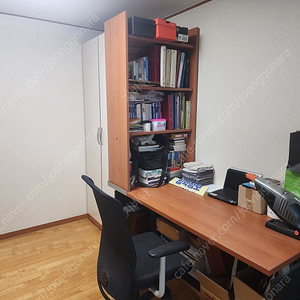 일룸 학생용 책상+책장 의자 팝니다. (가로 160 * 세로 75 * 높이 72) cm