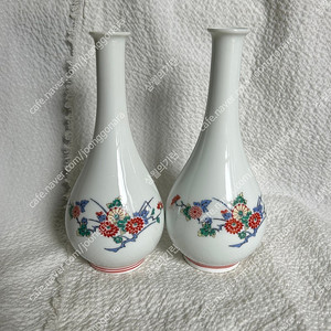 빈티지 일본 화병 꽃병 도자기 호리병 장식품 세트