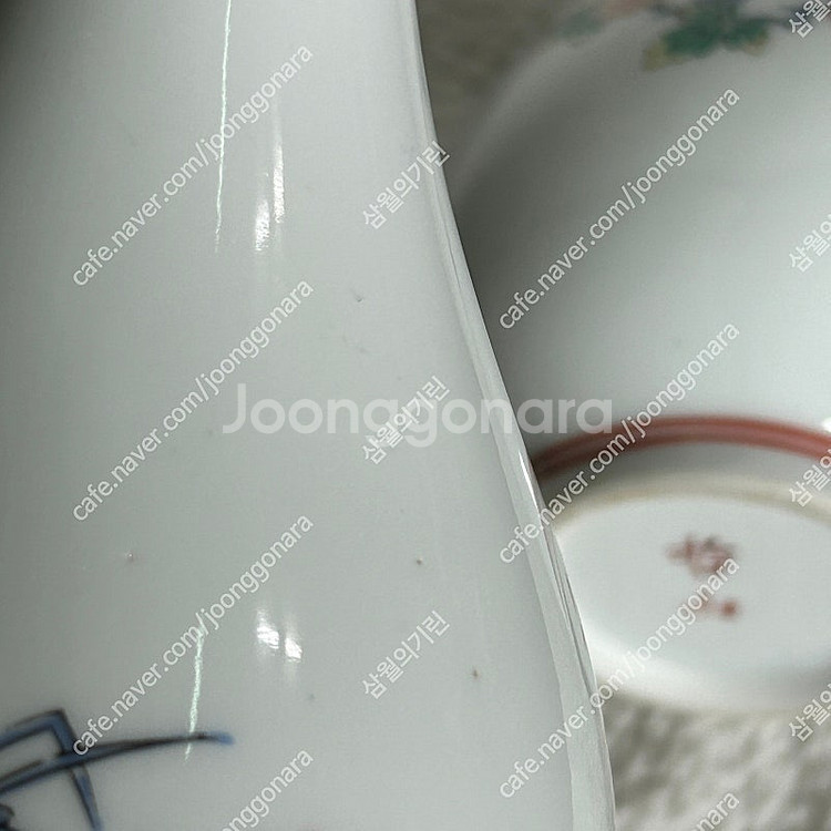 빈티지 일본 화병 꽃병 도자기 호리병 장식품 세트--3