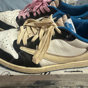 (280) 나이키x 조던1 x 트래비스 스캇 프라그먼트 레트로 로우 OG SP 밀리터리 블루 판매합니다.