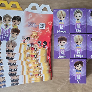 맥도날드 bts 피규어 이미지