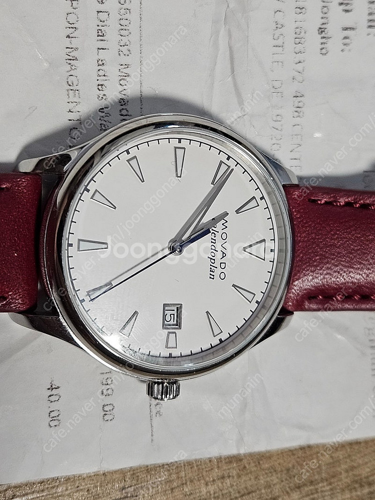 모바도 쿼츠 36mm 헤리티지 시계(Movado Her...--4