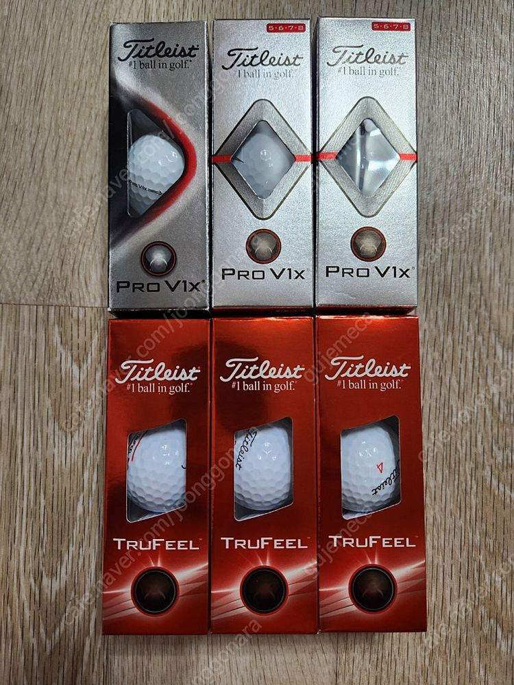 스릭슨(트라이스피드), 타이틀리스트(프로 v1, 프로 v1x, 트루필) 최신 골프공 판매 합니다.--1