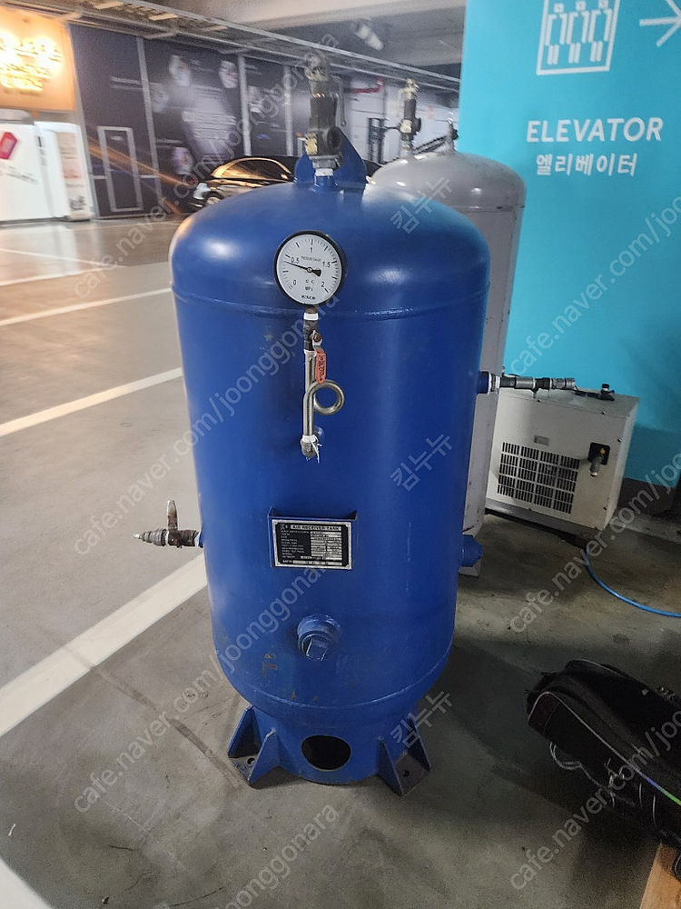 10마력 스크류 콤프레샤+탱크--2
