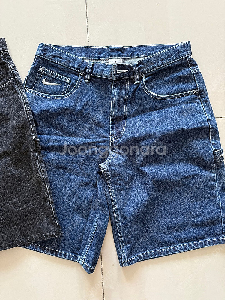 슈프림 X 나이키 데님 쇼츠 인디고 30--2