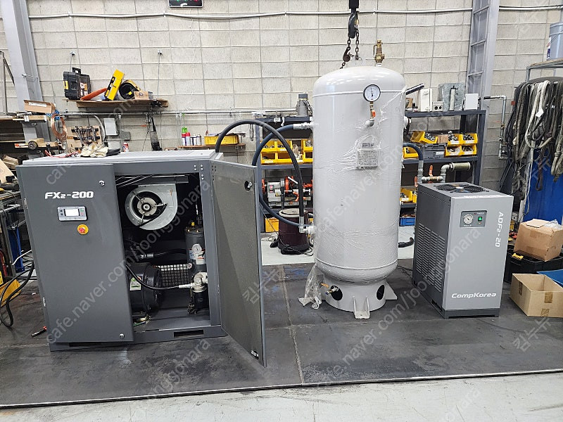 20마력 스크류 콤프레샤 set--1