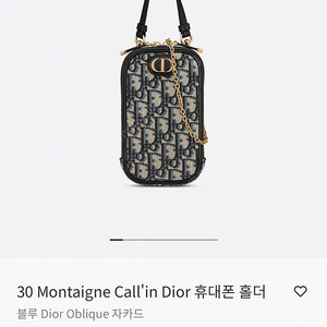 디올 핸드폰가방