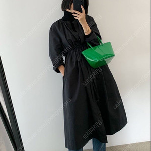 오르 트렌치패딩 네이비 m
