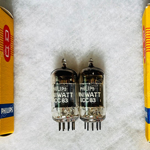 Philips Miniwatt 필립스 ECC83(12AX7) Long/D-Foil/45도 NOS 메치페어 판매