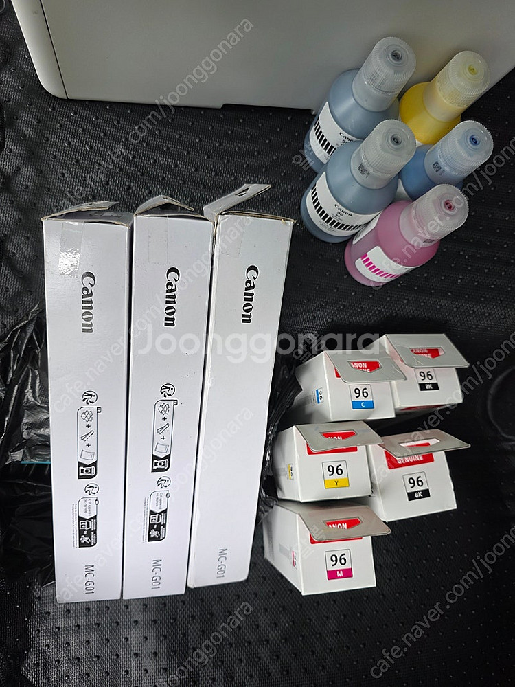 캐논 GX7092 복합기 + 잉크 + 유지보수 키트 팝--2