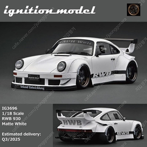 1:18 다이캐스트 (레진) 이그니션 930rwb