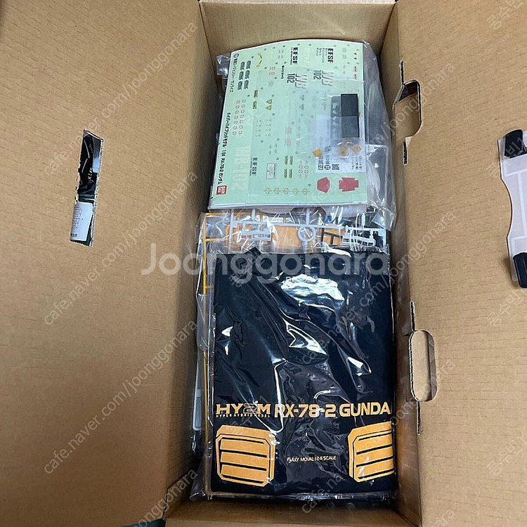 반다이 초회한정판 1/24 hy2m rx-78-2 미조립 분양합니다--2