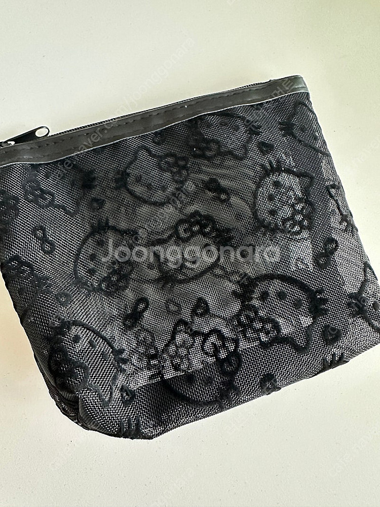 키티 메쉬 미니 파우치 블랙 새상품 / 11am 바이쑨 마이림 올라이츠 고걸 오르 라두나--0