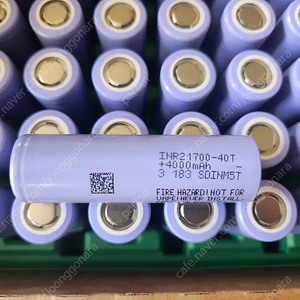 INR 21700 40T 미사용 정품 신품 고방전 배터리