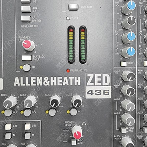 알렌헤스 Allen & Heath 음향믹서 ZED436판매(29만)