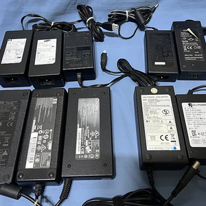 각종 아답타 어댑터 전원케이블 이미지