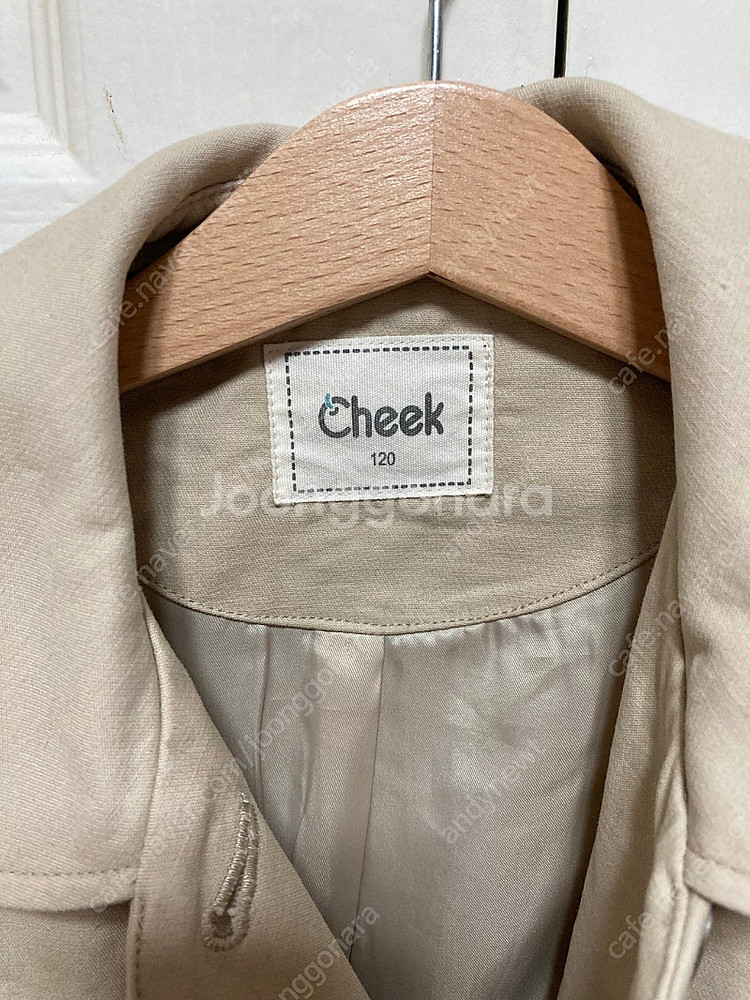 여아 치크 트렌치코트 120--1