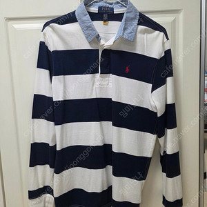 랄프로렌 럭비티 스트라이프 카라티