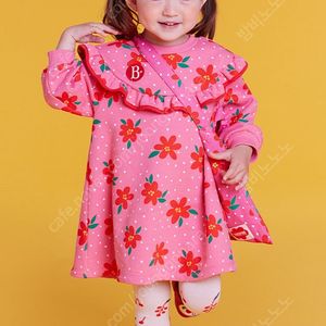 베베드피노 올오버플라워 베이비 러플 원피스 100사이즈