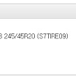 한국타이어 다이나프로 HPX RA43 245/45R20 새거 4개