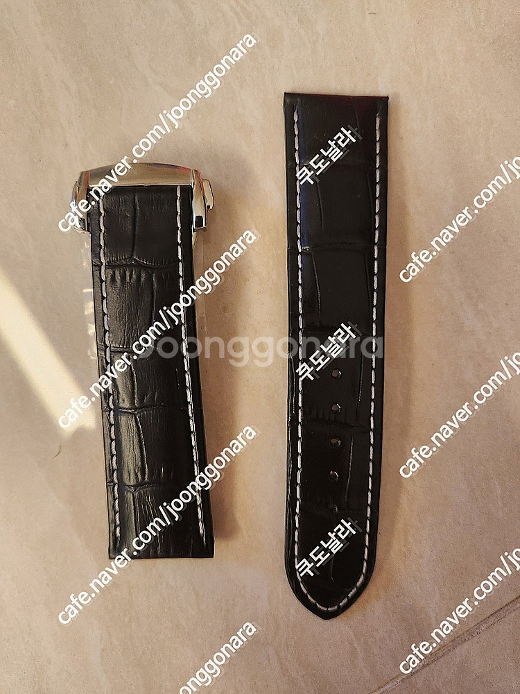22mm 20mm 가죽 러버 스트랩 밴드 호환 밴드 디...--0