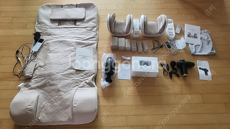 제스파 리핏 접이식 안마기(ZP5536), 무릎종아리 마사지기, 눈안마기, 전동마사지건 총 4개 일괄 판매--0