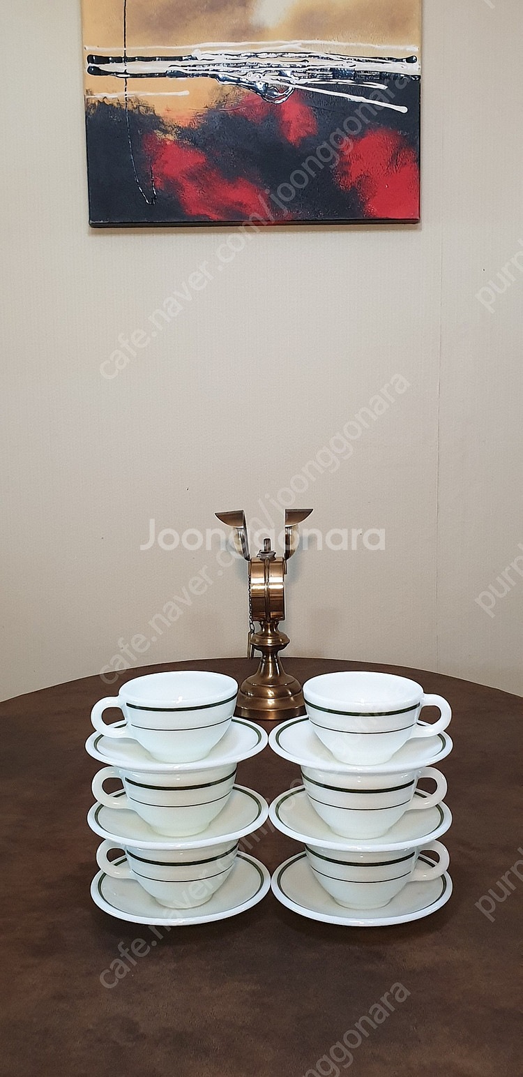 빈티지 파이렉스 찻잔세트종류 분양--7