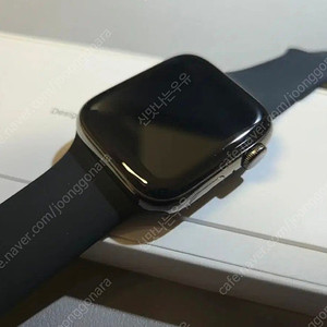 애플워치6 셀룰러 44mm 그래파이트 스테인리스 스틸 (풀박스)