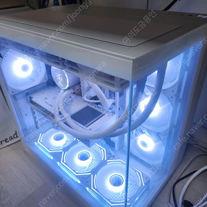 i5 12400f + b760 +32기가램 + 500기가 + 수냉쿨러 화이트컨셉