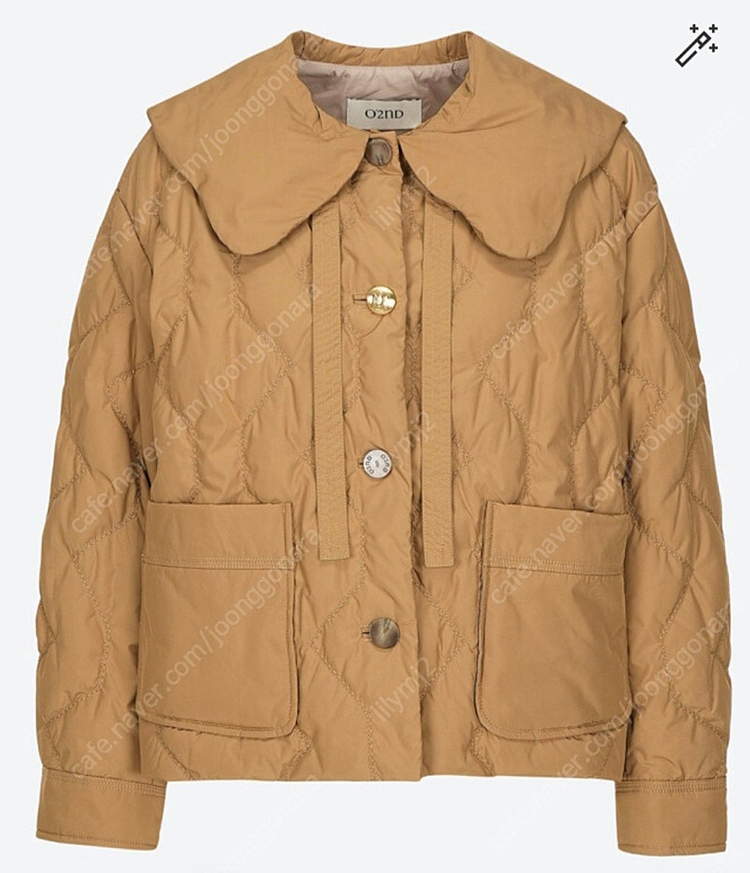 오즈세컨 구스다운 퀼팅 자켓--6