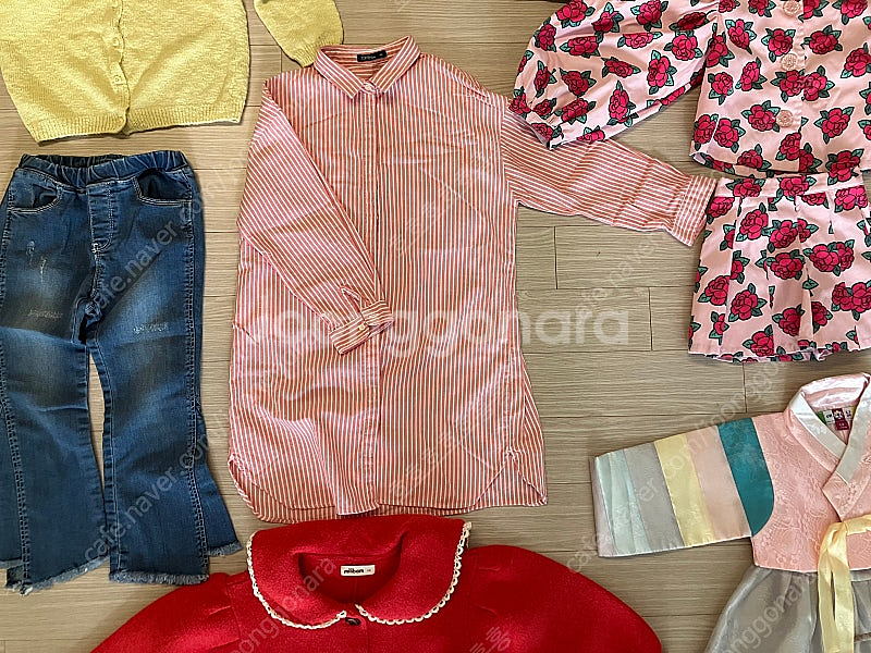 여아 120사이즈 정도 일괄 한복포함 택포 삼만--2