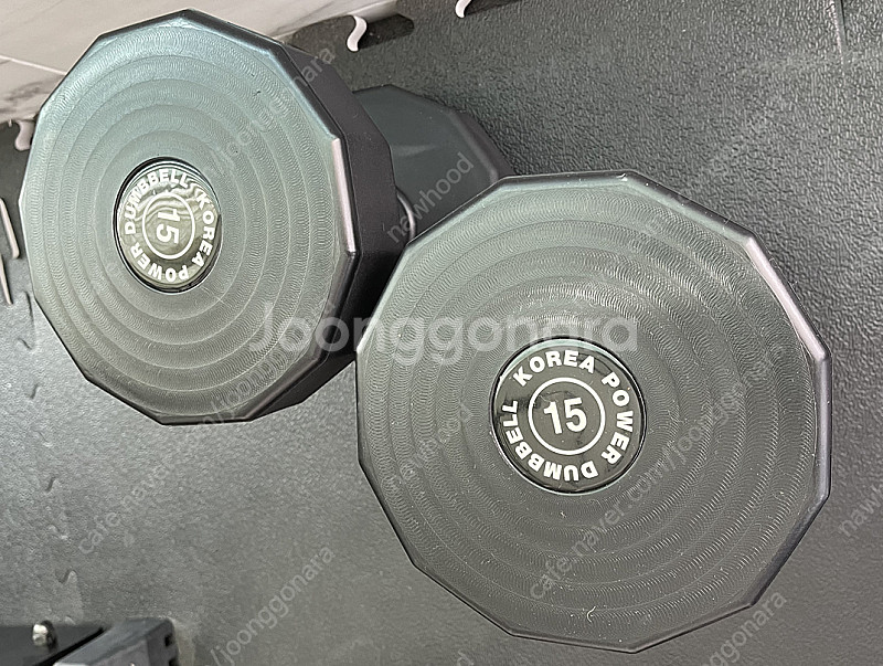 우레탄 덤벨 15Kg * 2 팝니다.--0