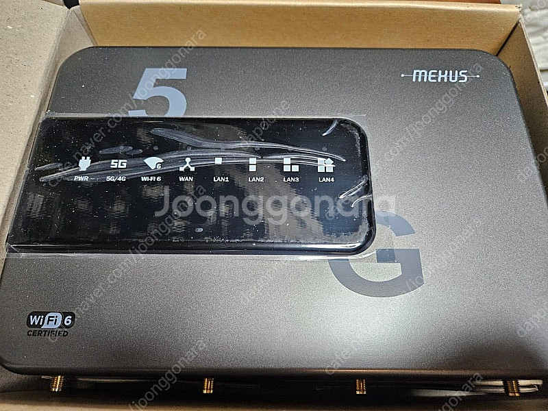 MEXUS MXR-5Gax 와이파이6 공유기--0