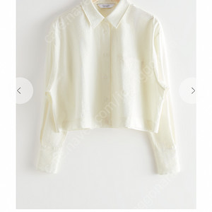 앤아더스토리즈 크롭 오버핏 셔츠