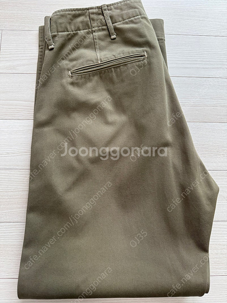 풀카운트 US Army 치노 서지그린 32 사이즈--2