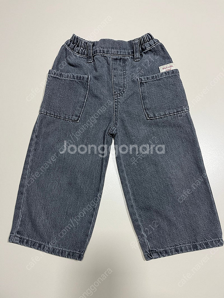 유아옷 아베크미엘 청바지 흑청 라지 L 반값택포--0