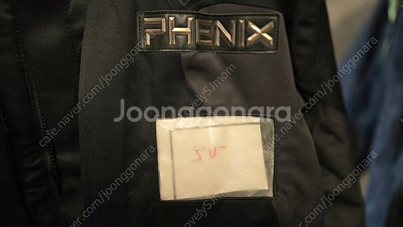 피닉스 (Phenix) 검정색 주니어 스키복 상의, 하...--8